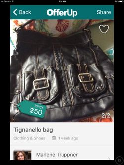 Tignanello leather purse