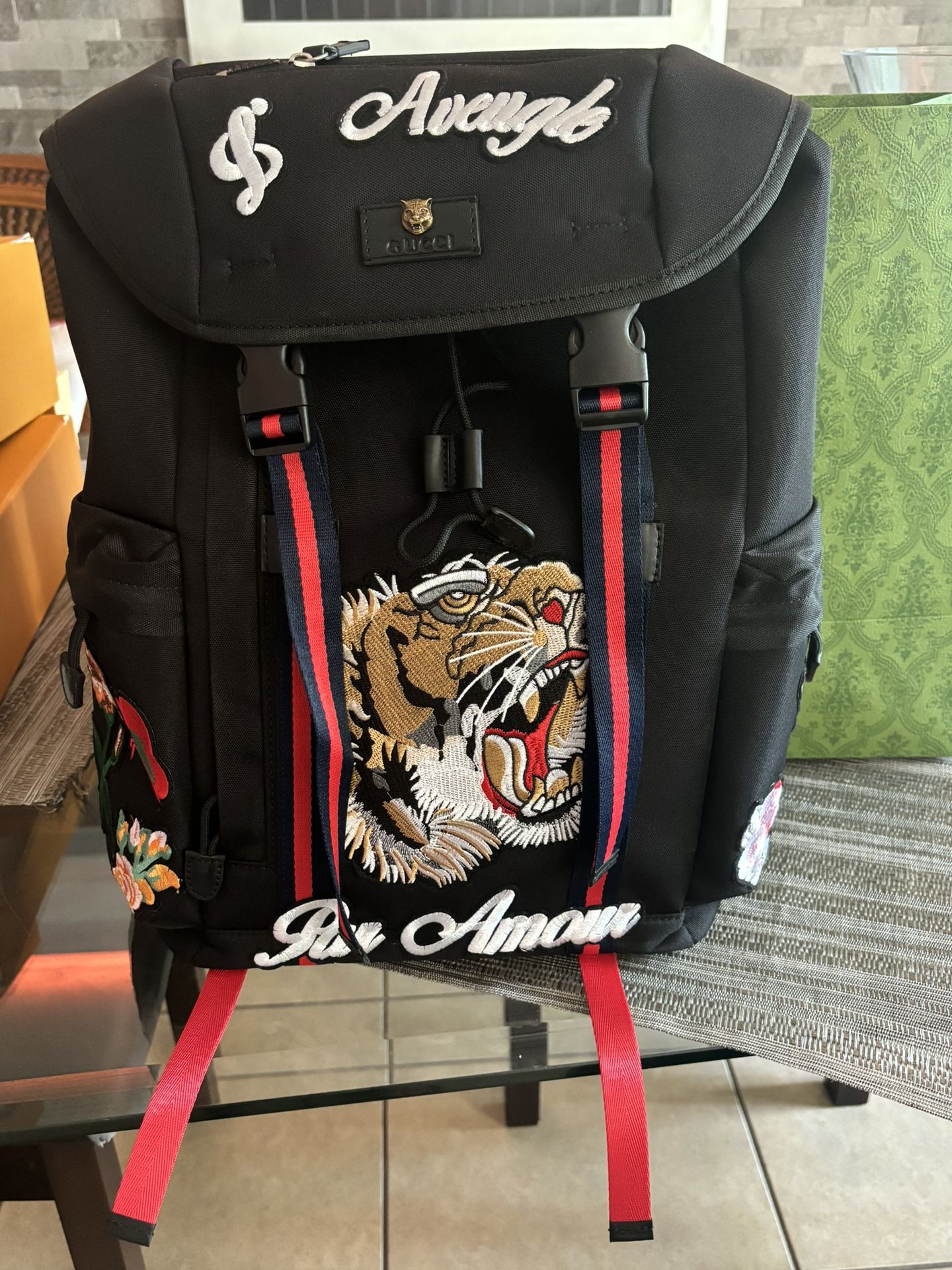 Gucci Backpack Tiger 