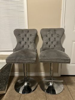Grey bar Stools