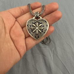 Large Brighton Heart Locket 