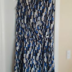 Black and White Women's Dress Size Large
