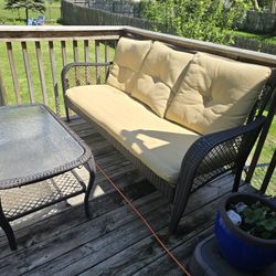 Patio Furniture Couch And two chairs