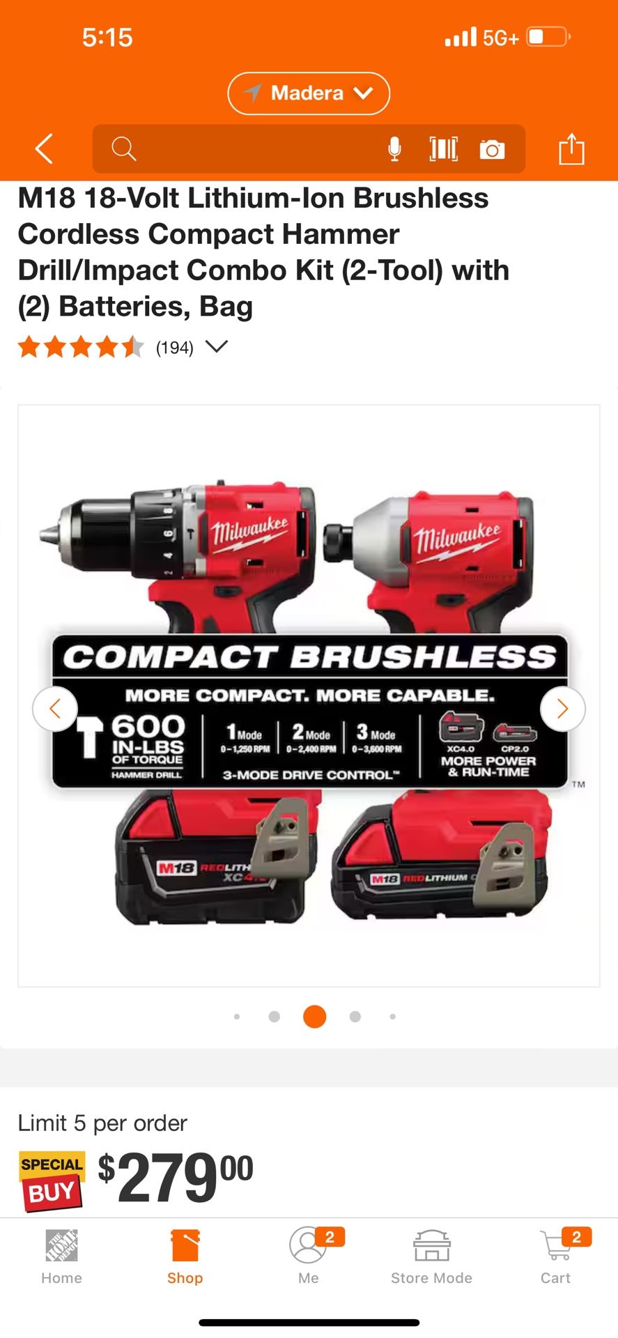 Milwaukee Drill N Impact