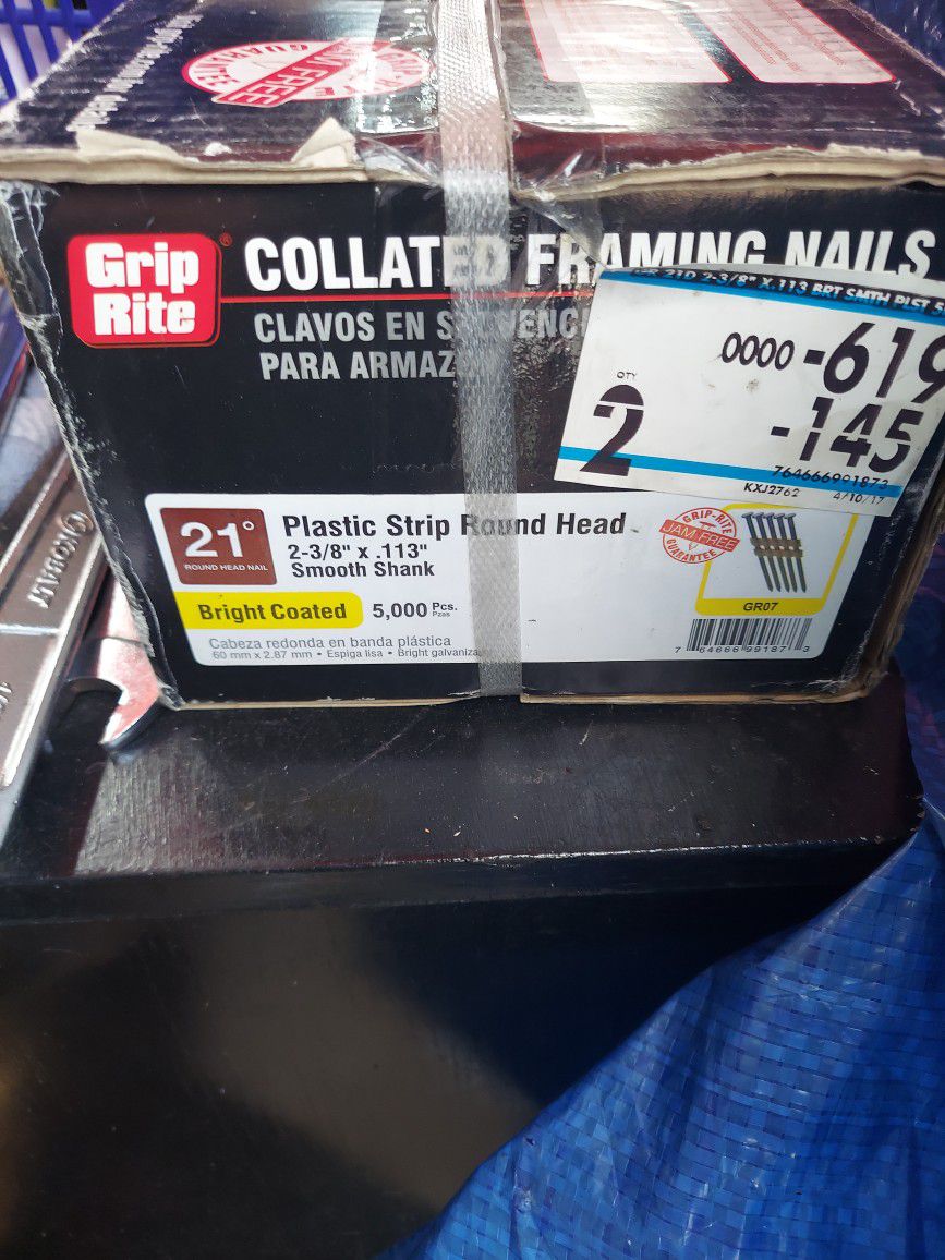 Collated Framing Nails 5000 Count