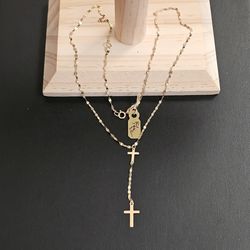 14k gold adjustable necklace 22 inch