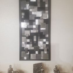 METAL ART ON CANVAS