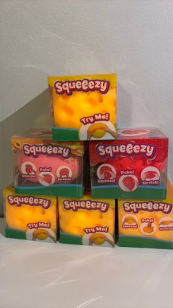 Squeezy $18 each ( cheese, strawberry, peach)