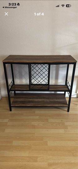 Rustic wine rack/bat cart