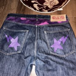 Nigo Era Bapesta Jeans Sz L