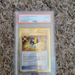 PSA 6 Ultra Ball Plasma Freeze #122 Pokemon TCG