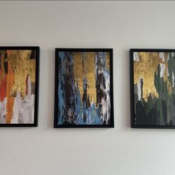 Canvas Art Real Wood Frames