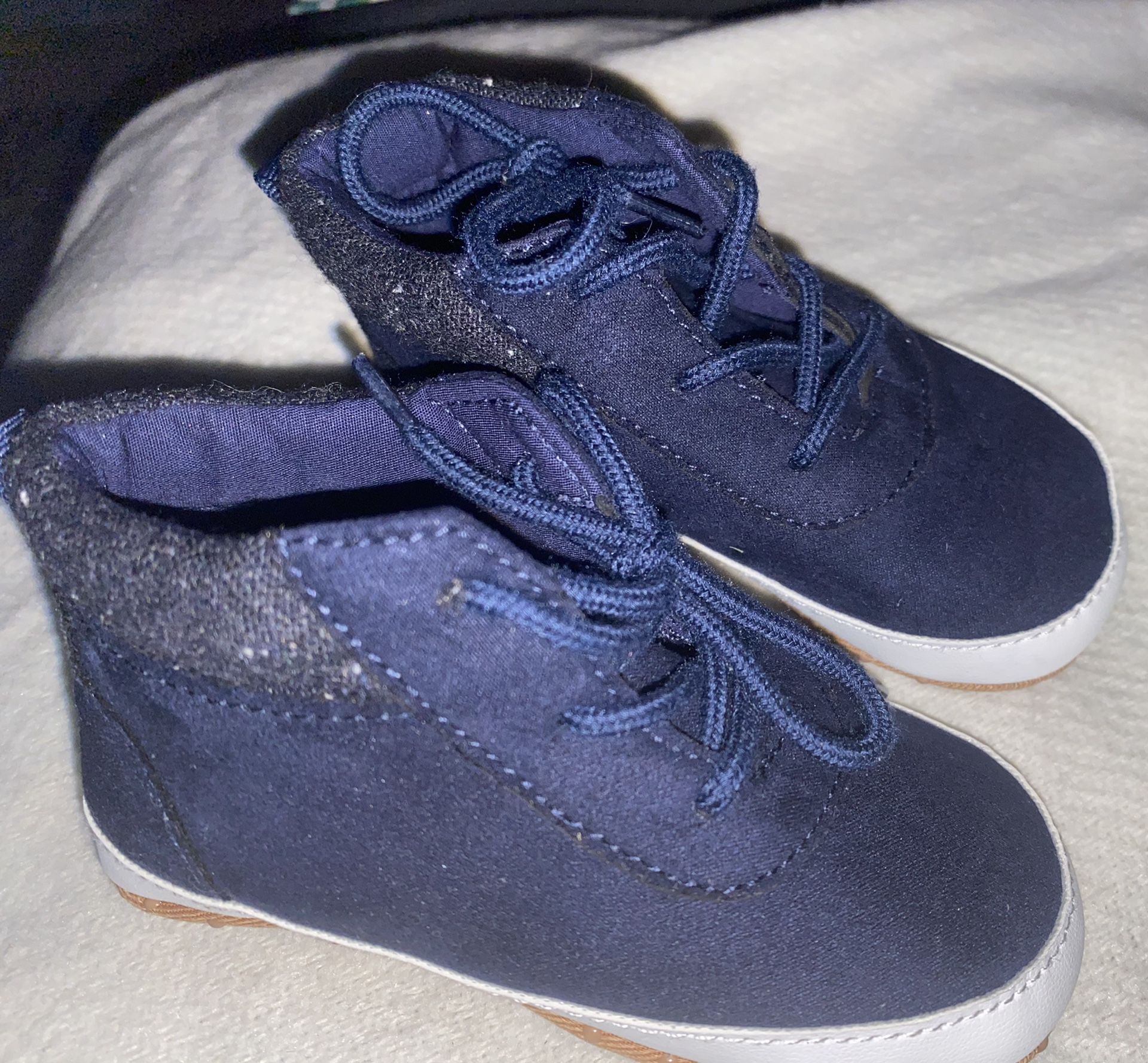 Old Navy baby/toddler NAVY BLUE shoes 18-24mo-NEW