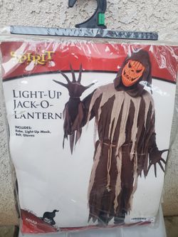Light -Up Jack -O- Lantern costume