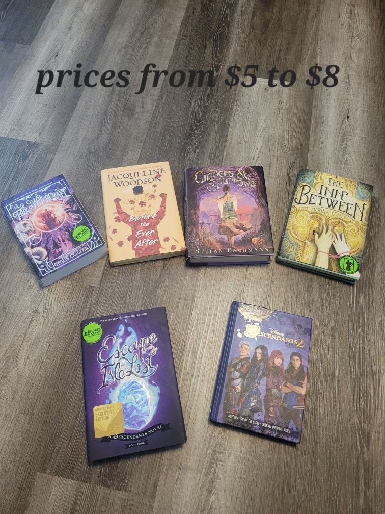 Chapter Books $5 to $8