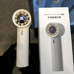 HANDHELD HIGH SPEED FAN BRAND NEW QUALITY
