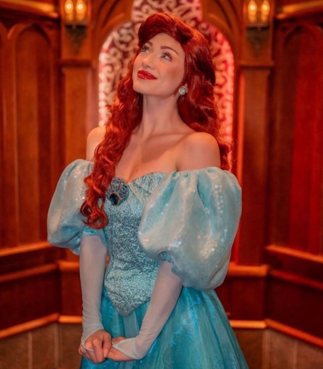 Disney Park Rare Vintage Beautiful Little Mermaid π§ββοΈ Ariel Wedding π Dress π Size 7/8  RARE DRESS NOBODY HAS IT! DISNEY PARK DRESS!
