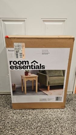 Wavy Accent Side Table Natural - Room Essentials