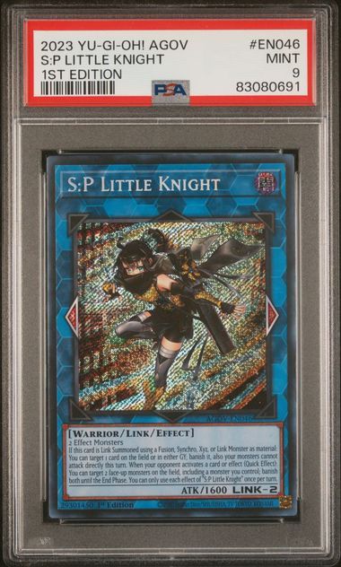 S:P Little Knight - AGOV- Secret Rare 1st Edition (PSA 9) (1/1!)