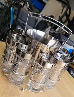 Glass Set with Caddy