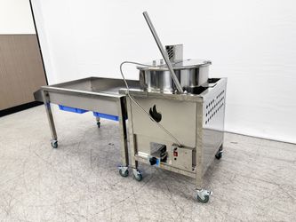 Commercial kettle corn gourmet popcorn machine LP CKC90 No rating value Same page link.