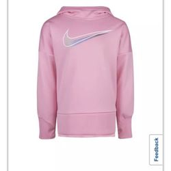 Nike Little Girls Pink Hoodie brand new with tags size 6