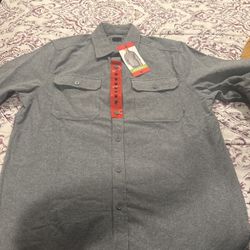 New! Eddie Bauer Men’s Double Brushed Chamois Shirt