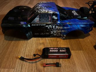 RC car body and lipo 3S battery sct body