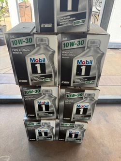 Mobil one full synthetic motor oil 10w30