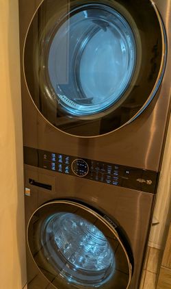 LG, WKEX200HBA, Black Steel, 4.5 Cu.Ft