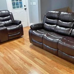 Brand New Sofa And Love Seat Recliners!!!