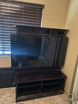 Entertainment Center and TV