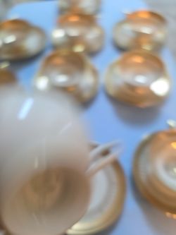 Gold Dome Shank Buttons Set
