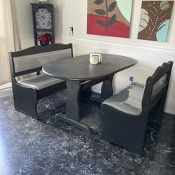 Country Style Bench Table 