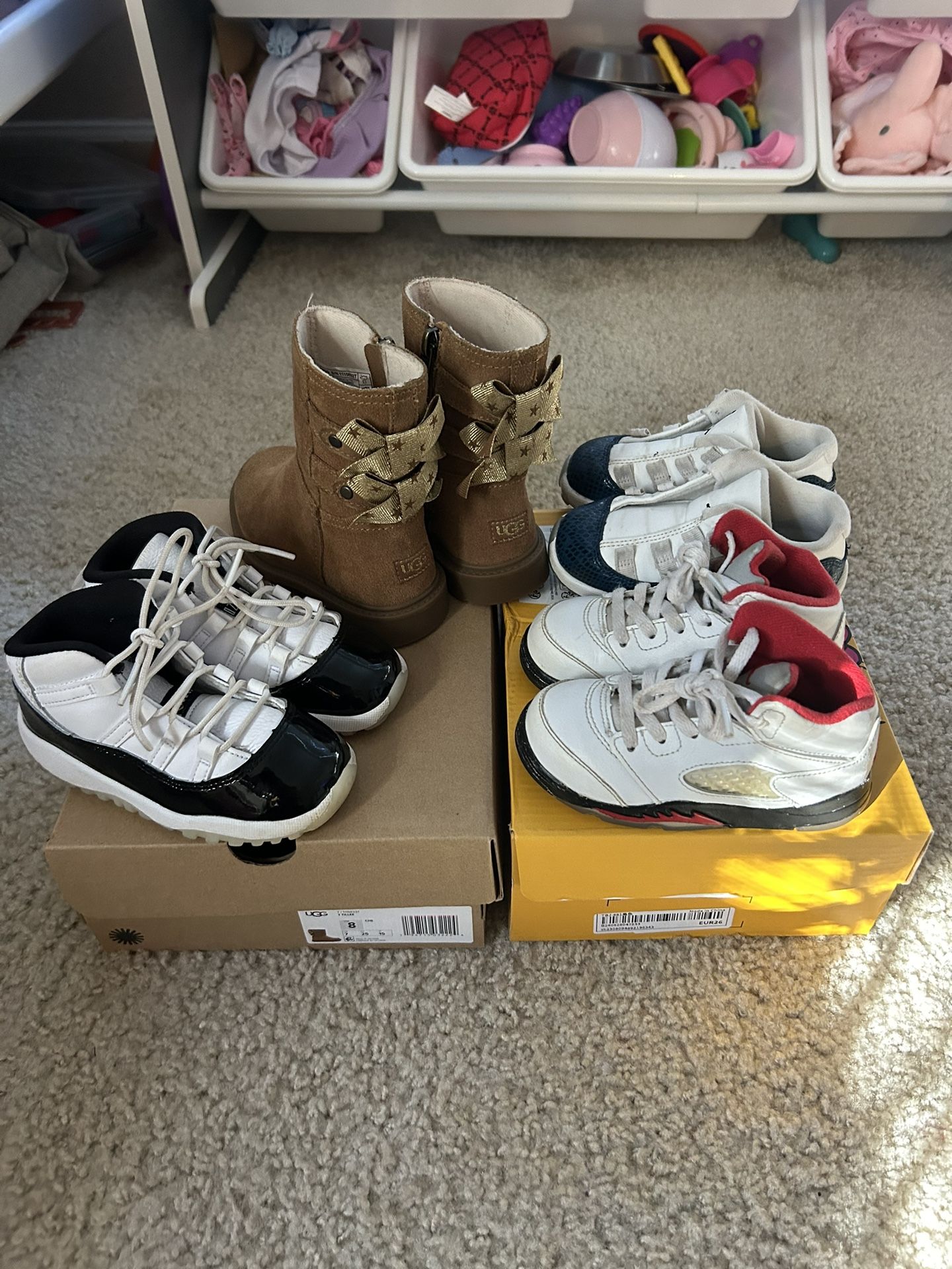 All Size 8c Retro Jordan’s And Uggs