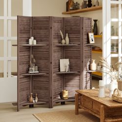 Wood Privacy Screen Room Divider 