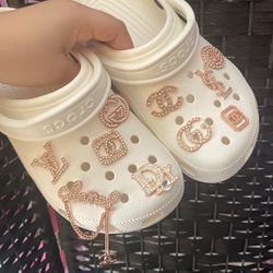 Rose Gold Croc Charm 