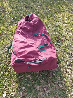 Christmas tree storage bag with wheels