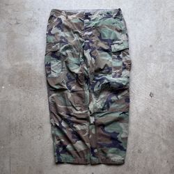 Vintage Camo Military Baggy Cargo Pants
