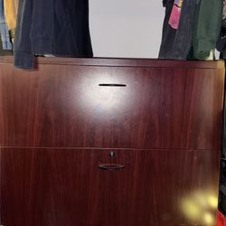 locking Burgundy Dresser