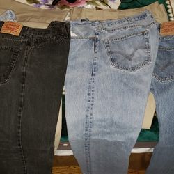 Mens Levis 36w X 32l 