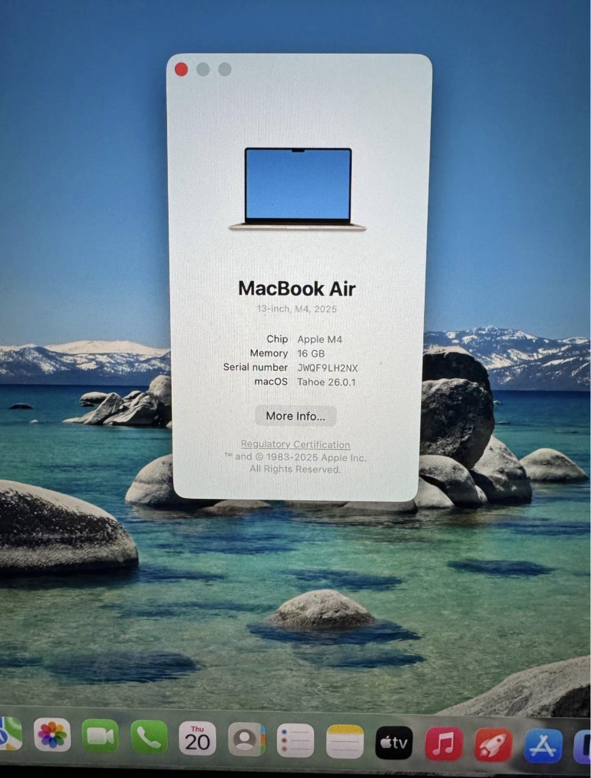 2025 Macbook Air (M4 Chip)