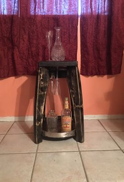 Unique Custom Made Wine Stool/Table