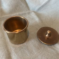 Brass Container With a Lid.