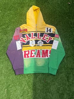Valley Dreams Color Block Zip-Up Hoodie