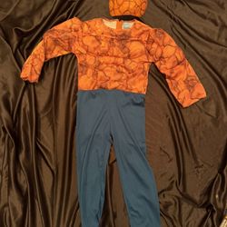 Kids The Thing Fantastic Four Mask And Costume Size M