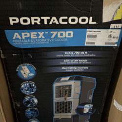 PORTACOOL Apex 700 - Wi-Fi Portable Evaporative Cooler for 700 Sq. Ft., 1400 CFM, 5-Speed Store SKU# 1010-548-121