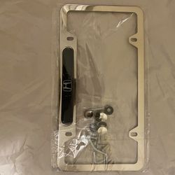 Chrome, Stainless Steel Honda Logo License Plate Frame 