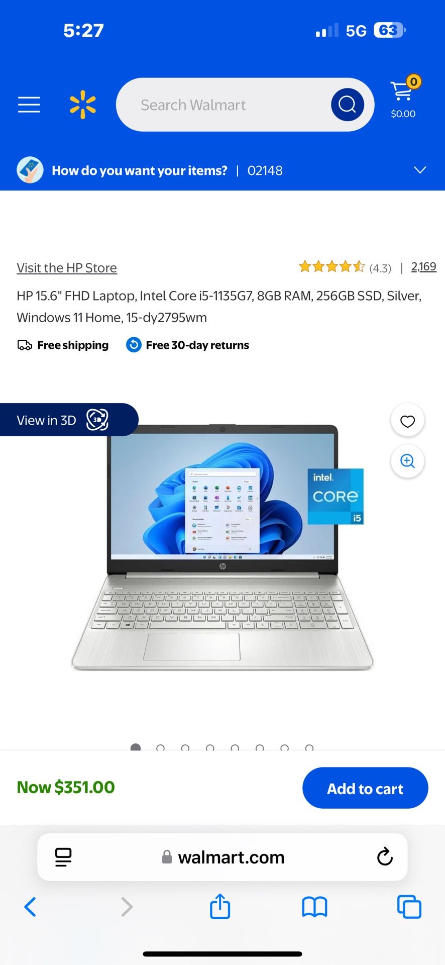 HP 15.6 FHD LAPTOP