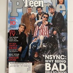 Magazine: Teen People ‘N Sync on cover  November 2001