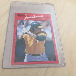Baseball Card 1990 Donruss Jose Canseco 